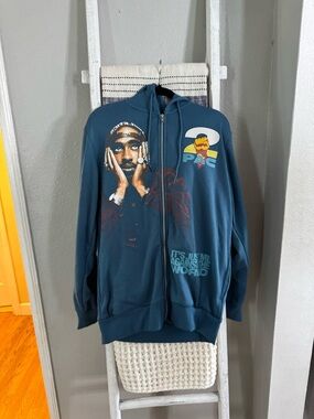 Tupac Shakur Men's Hooded Sweatshirt